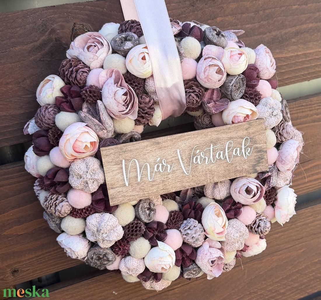 Tavaszi nyári ajtódísz - otthon & életmód - dekoráció - ajtó- és ablak dekoráció - ajtódísz & kopogtató - Meska.hu