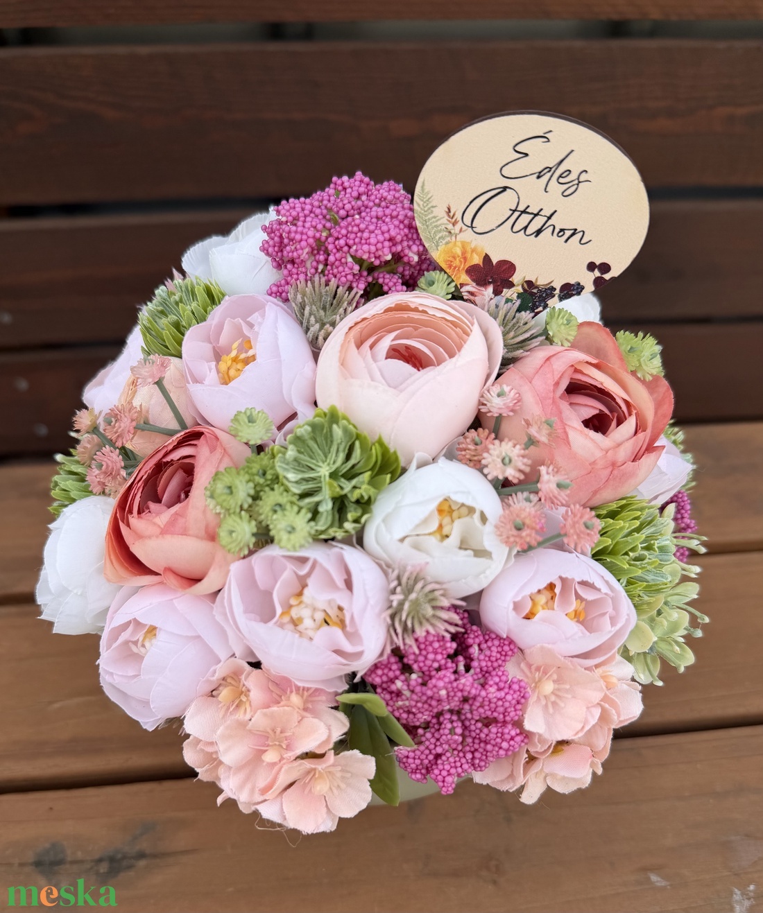 Anyák Napi tavaszi asztaldísz - otthon & életmód - virágdekoráció - virágdíszek - asztali virágdísz - Meska.hu