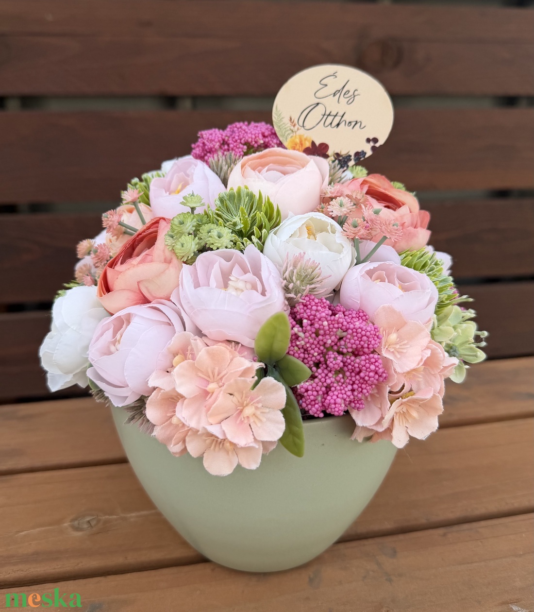 Anyák Napi tavaszi asztaldísz - otthon & életmód - virágdekoráció - virágdíszek - asztali virágdísz - Meska.hu