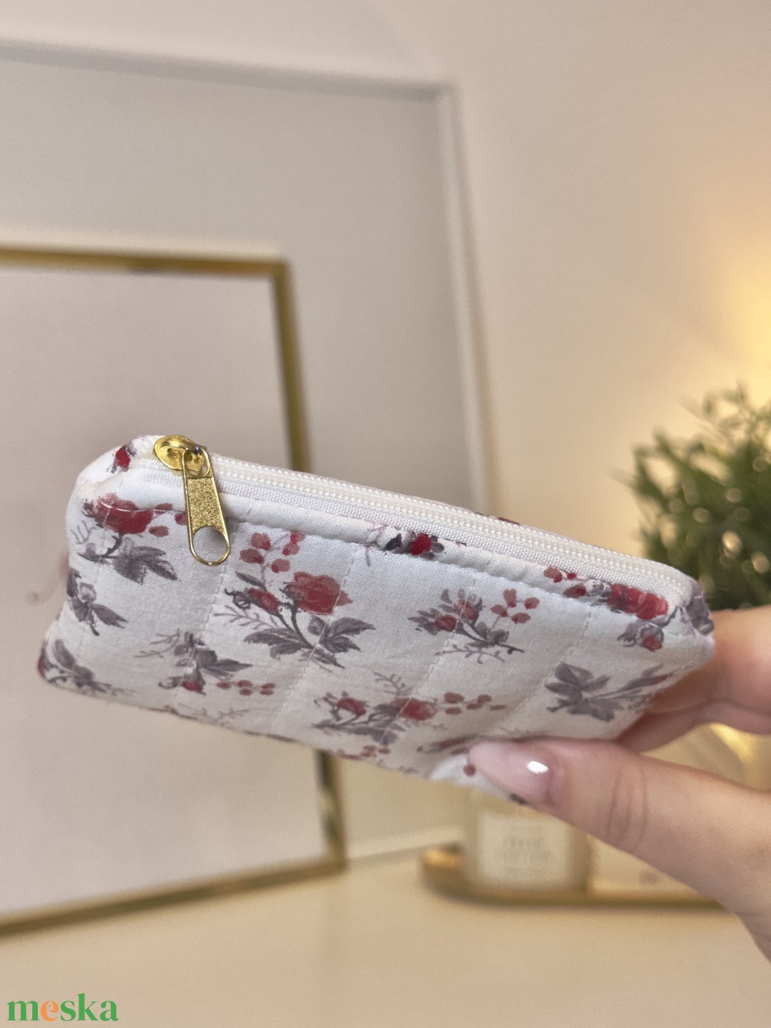Rózsacsokros Mini neszesszer - táska & tok - neszesszer - Meska.hu