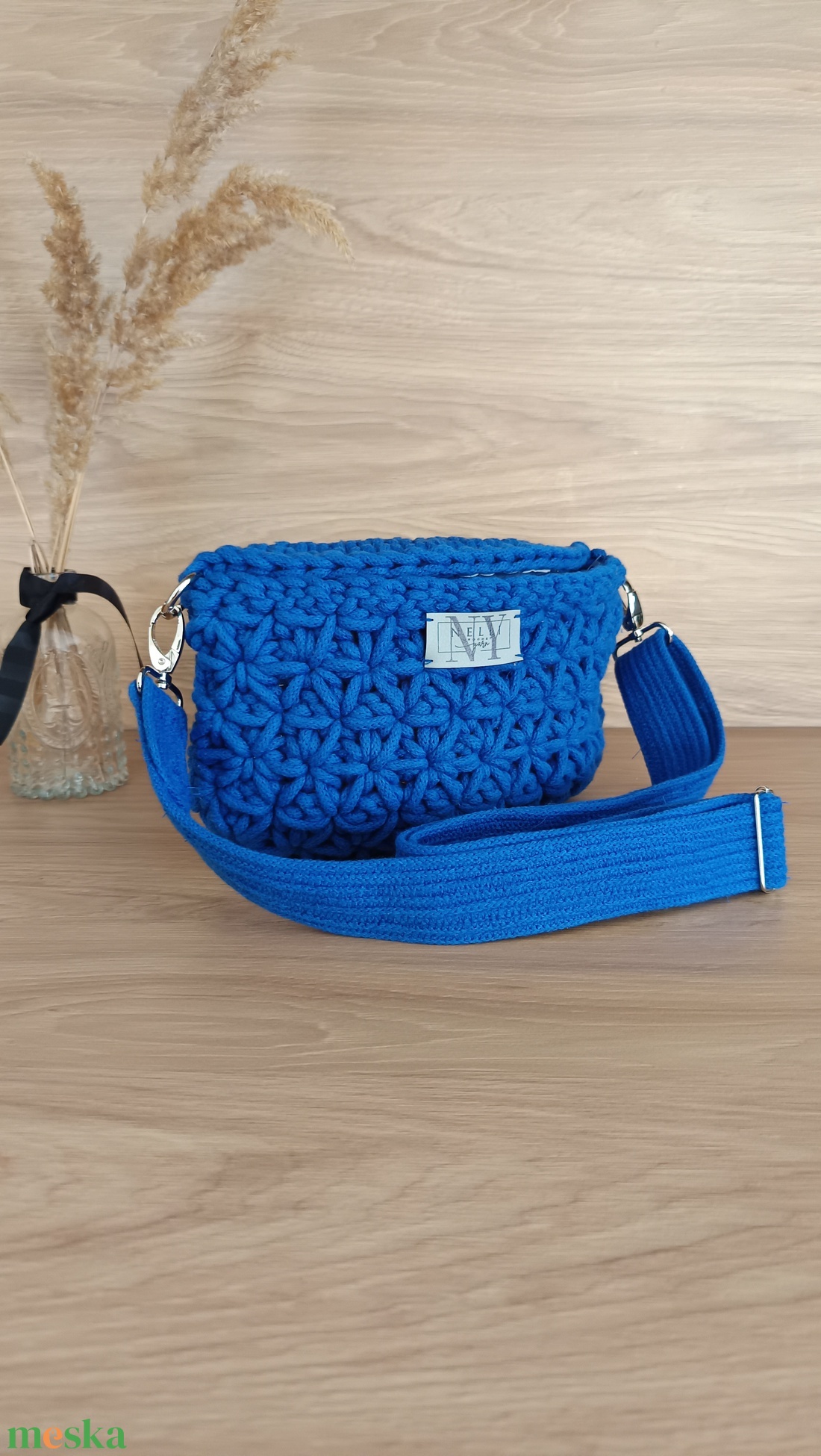 Horgolt jázmin mintás crossbody, varrott zsinórfonal pánttal - táska & tok - kézitáska & válltáska - vállon átvethető táska - Meska.hu Horgolt jázmin mintás crossbody, varrott zsinórfonal pánttal - táska & tok - kézitáska & válltáska - vállon átvethető táska - Meska.hu