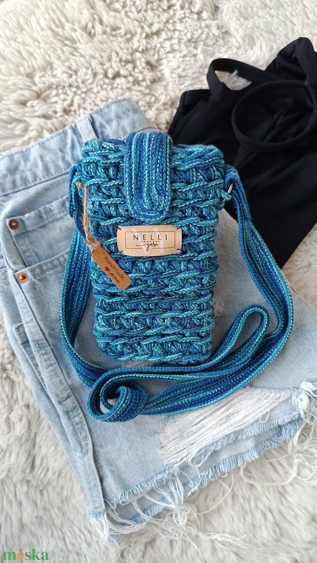 Beach mobiltartó crossbody - táska & tok - kézitáska & válltáska - vállon átvethető táska - Meska.hu Beach mobiltartó crossbody - táska & tok - kézitáska & válltáska - vállon átvethető táska - Meska.hu