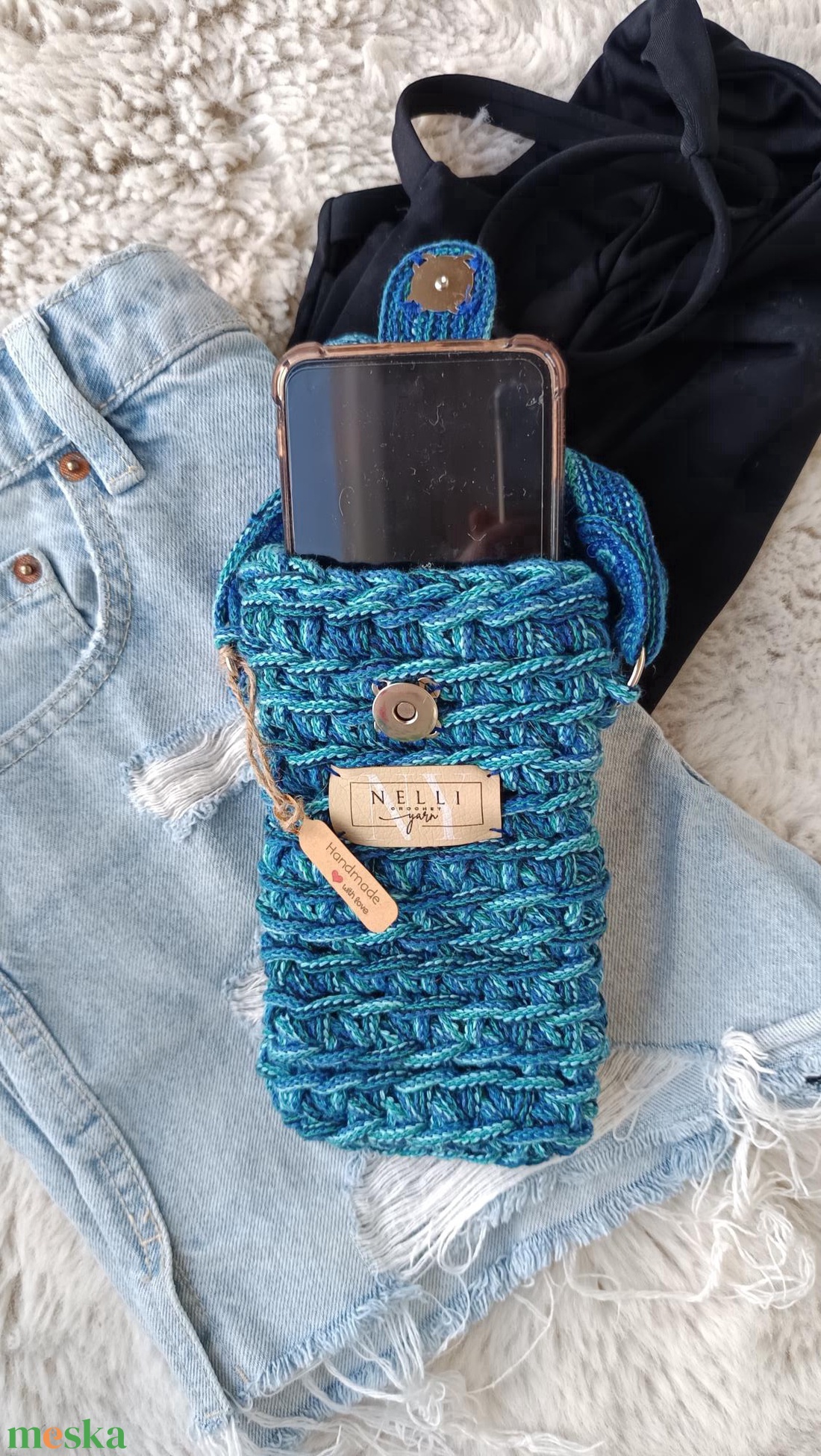Beach mobiltartó crossbody - táska & tok - kézitáska & válltáska - vállon átvethető táska - Meska.hu Beach mobiltartó crossbody - táska & tok - kézitáska & válltáska - vállon átvethető táska - Meska.hu