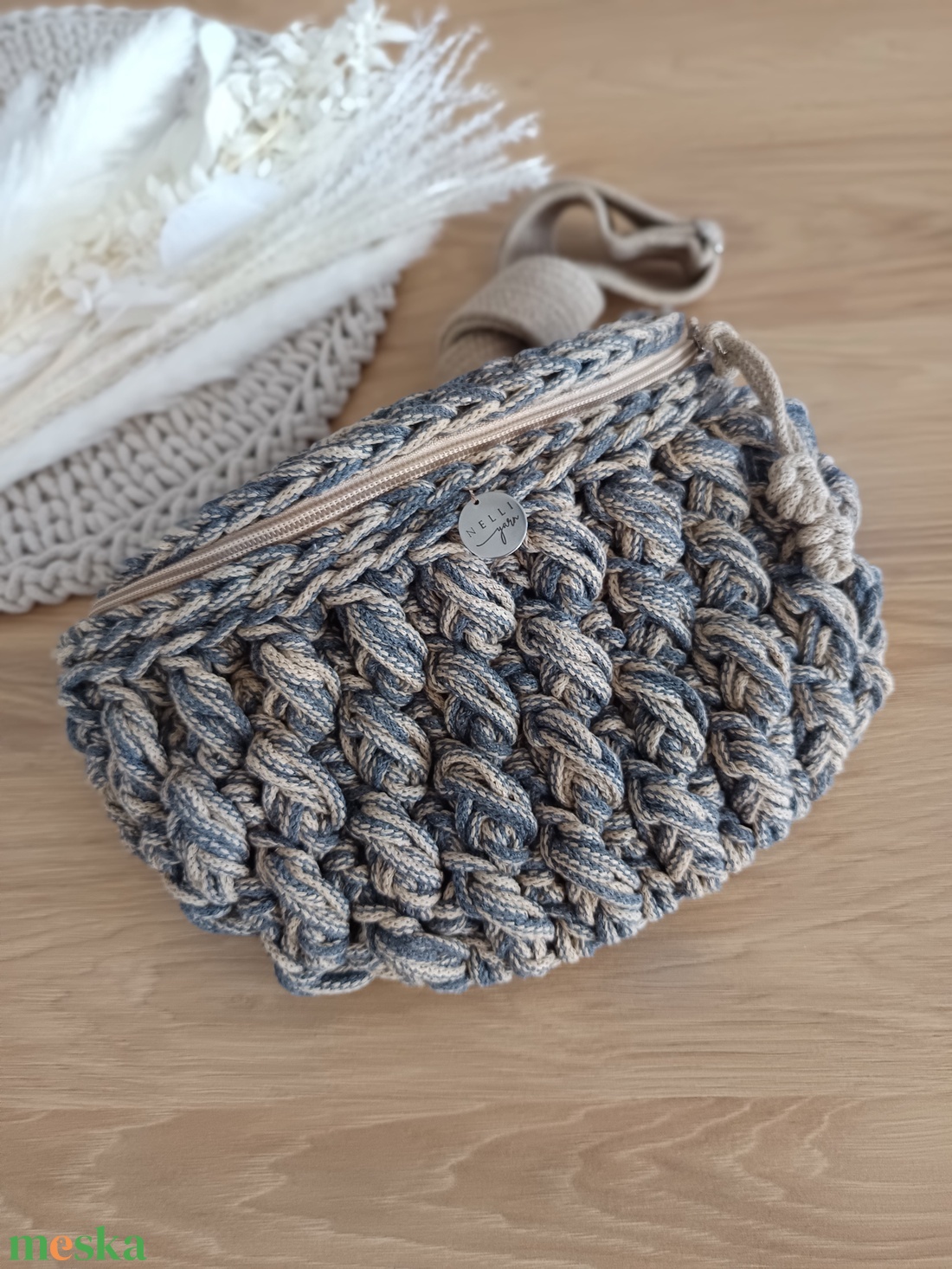 Toboz mintás crossbody - táska & tok - kézitáska & válltáska - vállon átvethető táska - Meska.hu