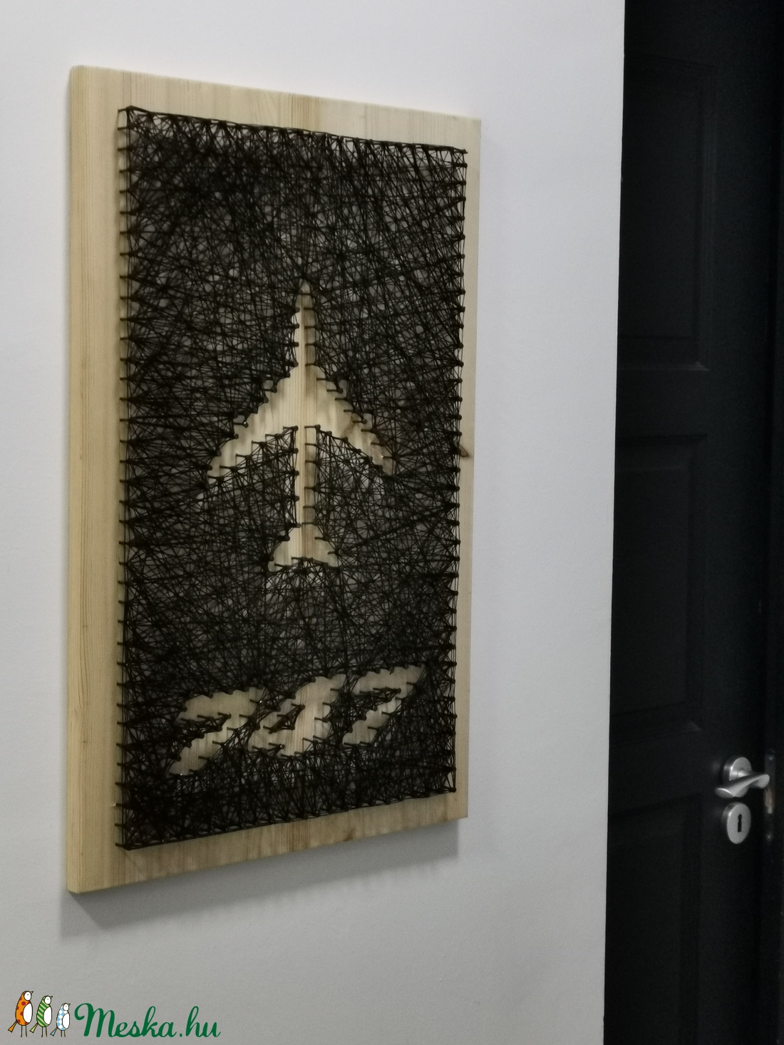 Boeing 747 string art  - otthon & lakás - dekoráció - Meska.hu