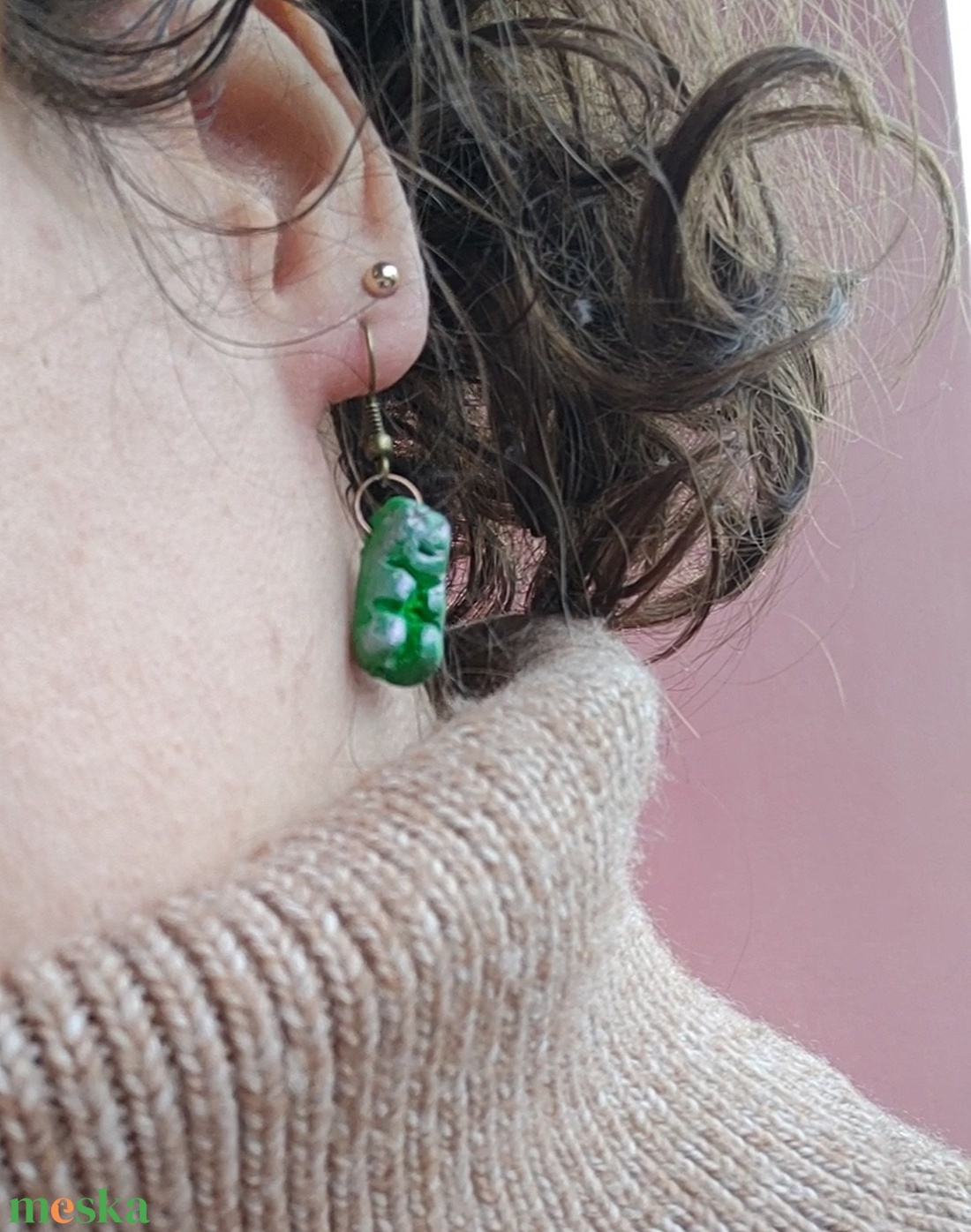 Gumimacis süthető gyurma fülbevaló - Csillogós gumimacik - ékszer - fülbevaló - lógó fülbevaló - Meska.hu Gumimacis süthető gyurma fülbevaló - Csillogós gumimacik - ékszer - fülbevaló - lógó fülbevaló - Meska.hu