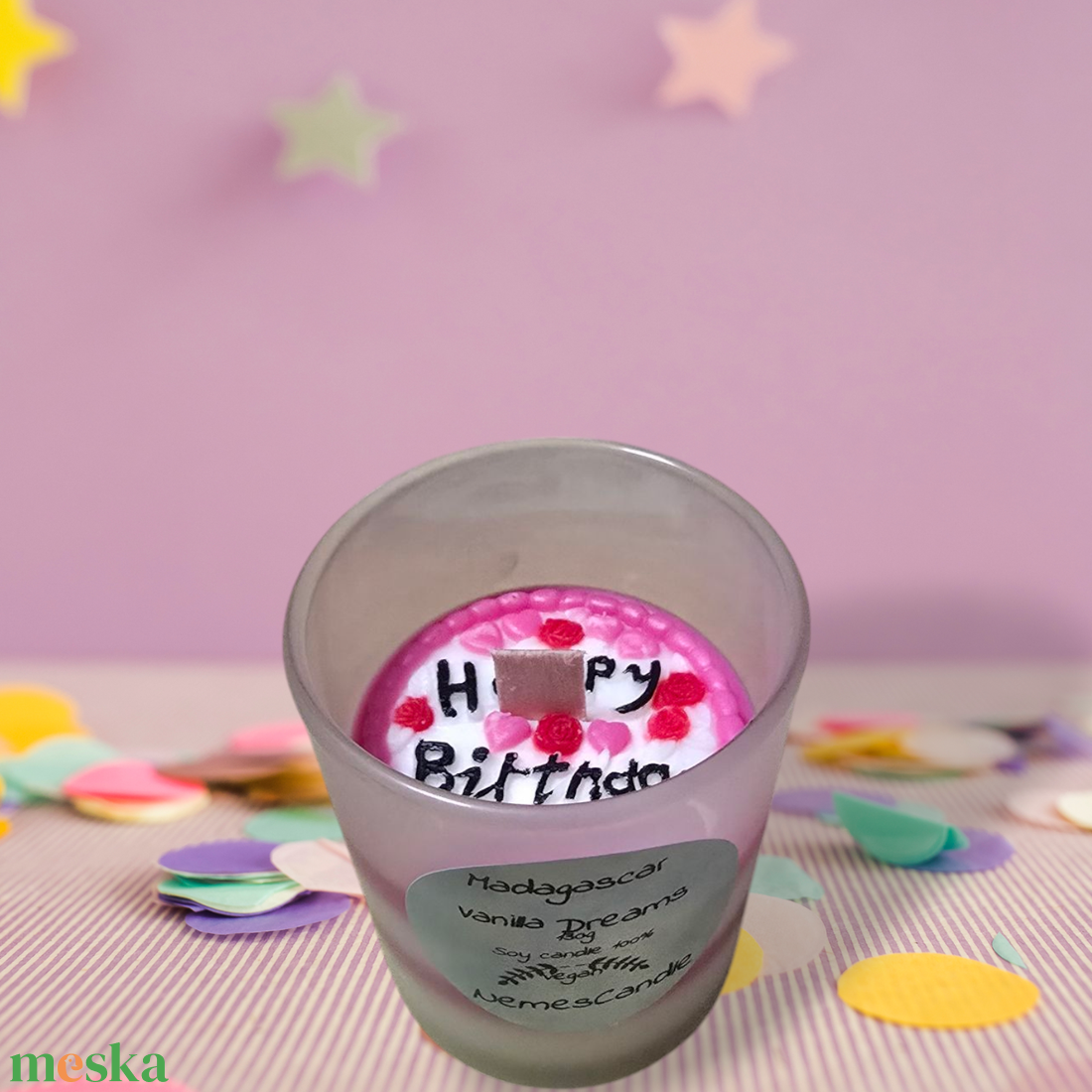 Happy Birthday Candle - otthon & életmód - gyertya, illat, aroma - gyertya - Meska.hu