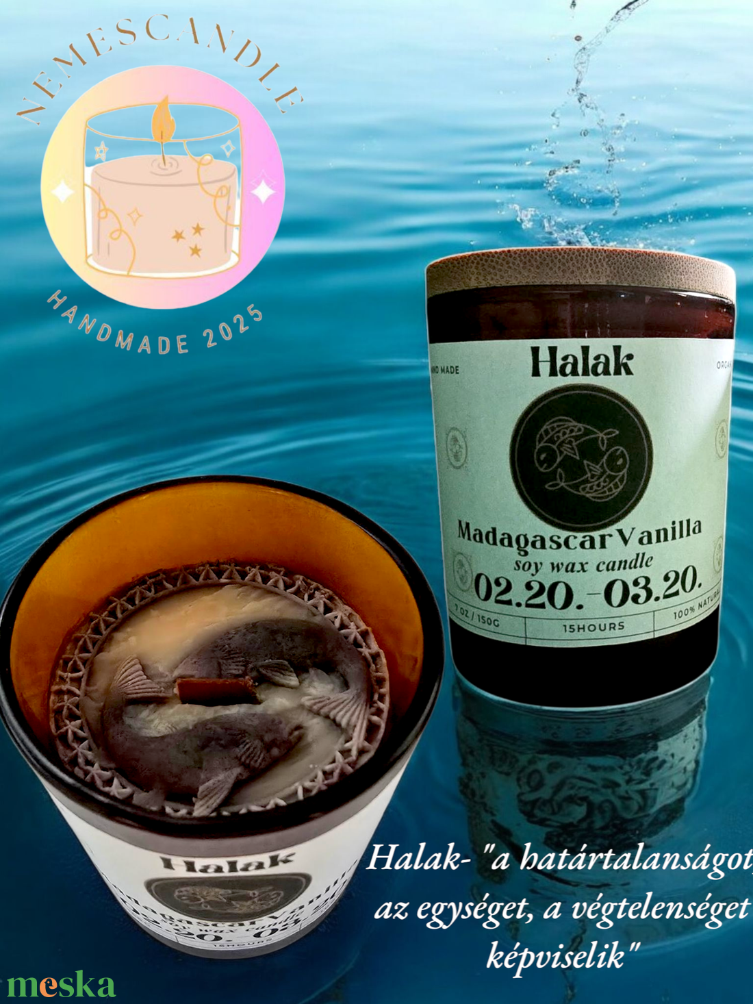 HoroszkópoSoya Halak - otthon & életmód - gyertya, illat, aroma - gyertya - Meska.hu HoroszkópoSoya Halak - otthon & életmód - gyertya, illat, aroma - gyertya - Meska.hu