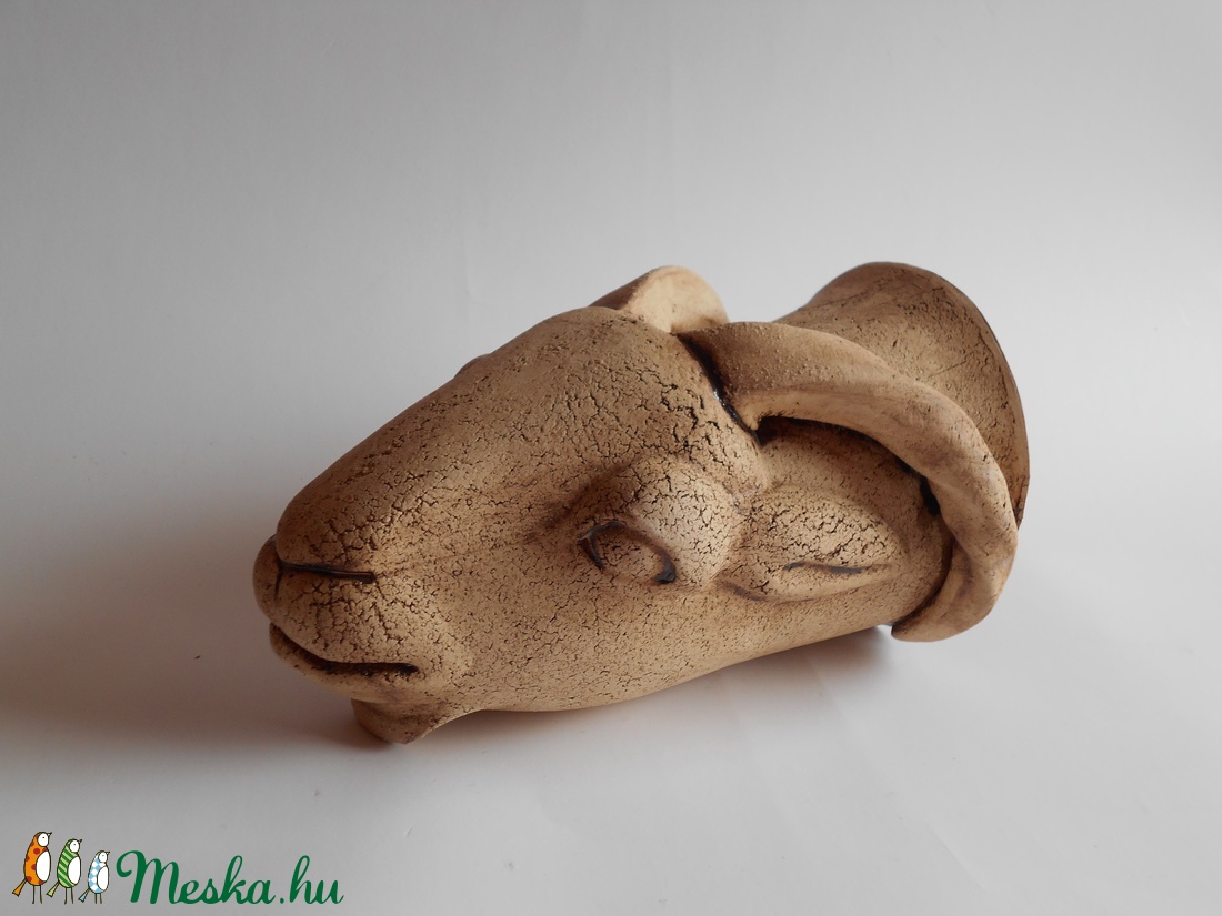 Kecskebak ivóedény, Rhüton -  - Meska.hu