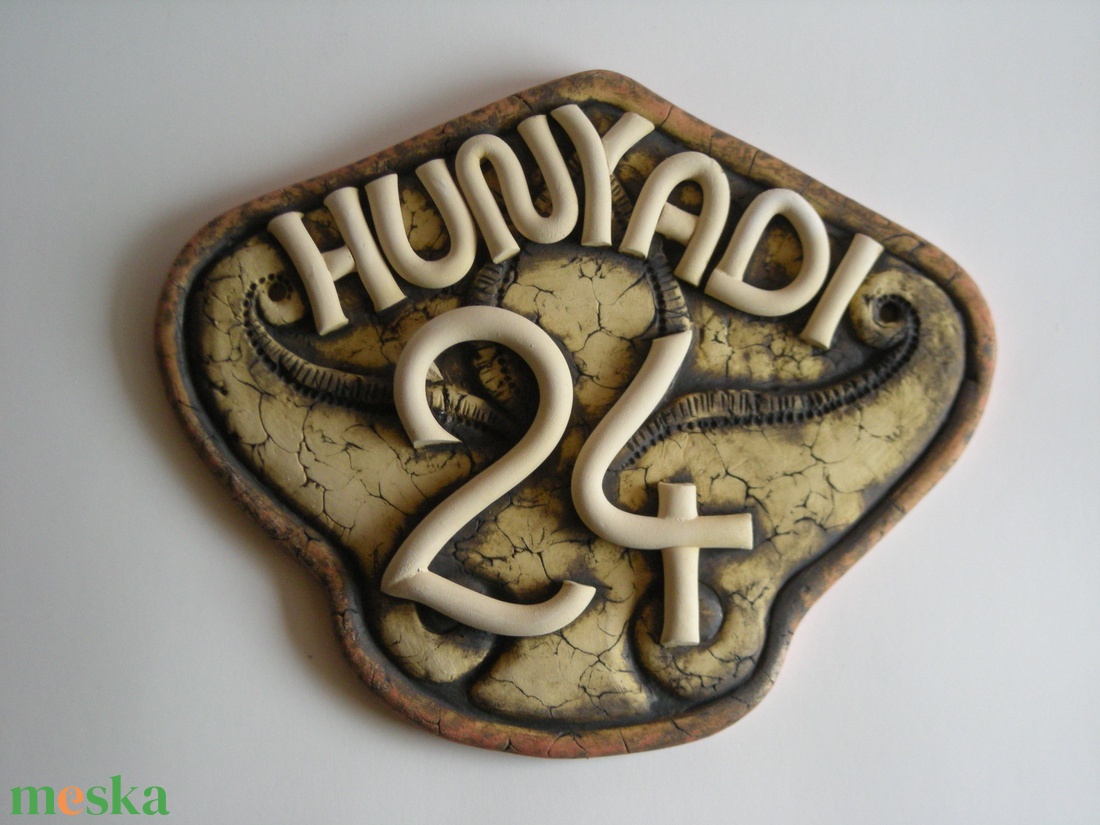 Házszám, utcanév tábla - otthon & életmód - ház & kert - házszám - Meska.hu Házszám, utcanév tábla - otthon & életmód - ház & kert - házszám - Meska.hu