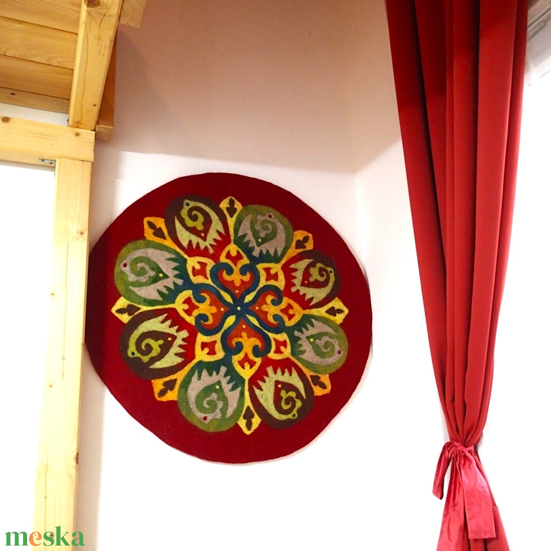 Lélekzet-nemezmandala - otthon & életmód - dekoráció - spiritualitás - mandala - Meska.hu