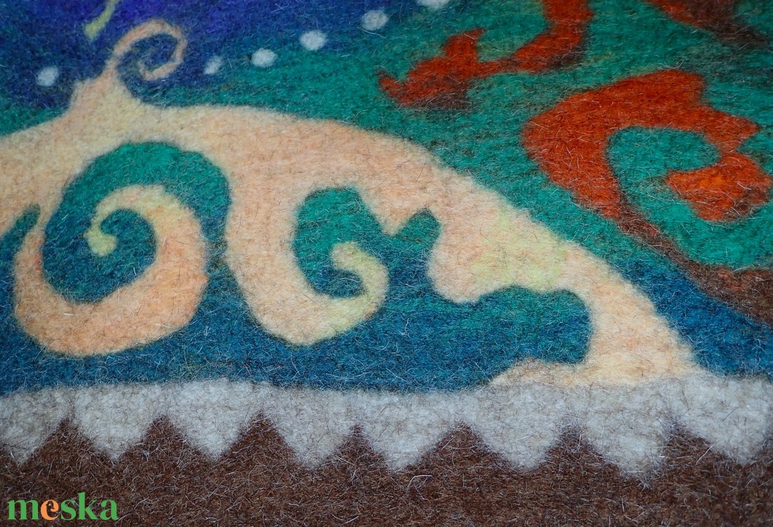 Csodaszarvas - Hold - otthon & életmód - lakástextil - falvédő - Meska.hu