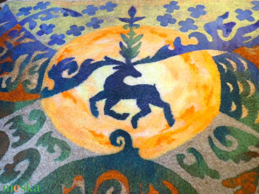 Csodaszarvas - Nap - otthon & életmód - lakástextil - falvédő - Meska.hu