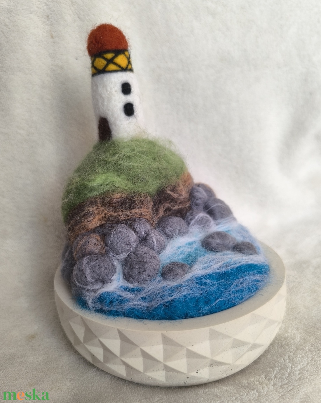 Tűnemezelt világítótorony  - otthon & életmód - dekoráció - asztal és polc dekoráció - asztaldísz - Meska.hu