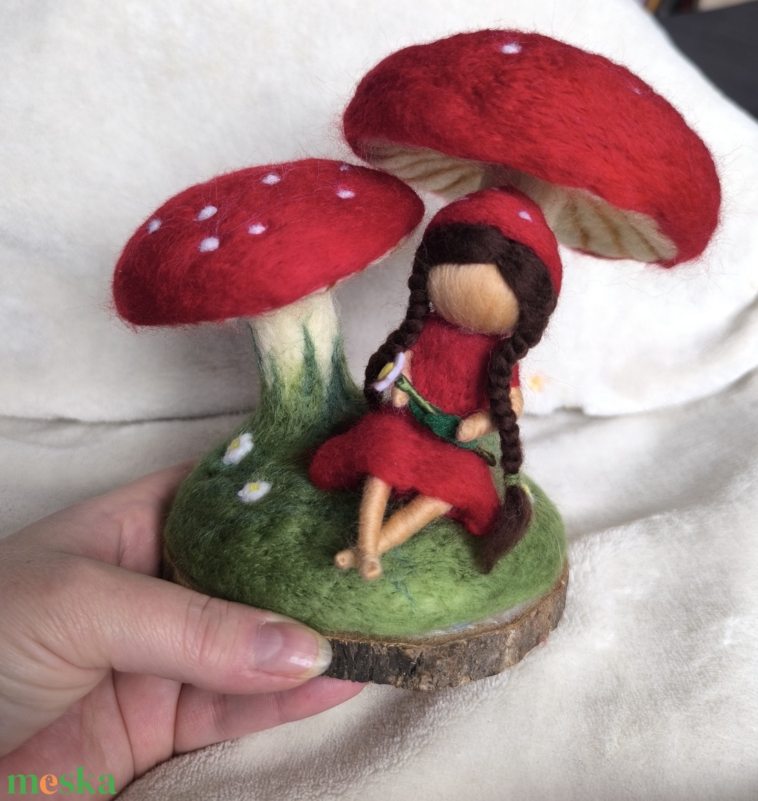 Erdei manó gombákkal -  - Meska.hu