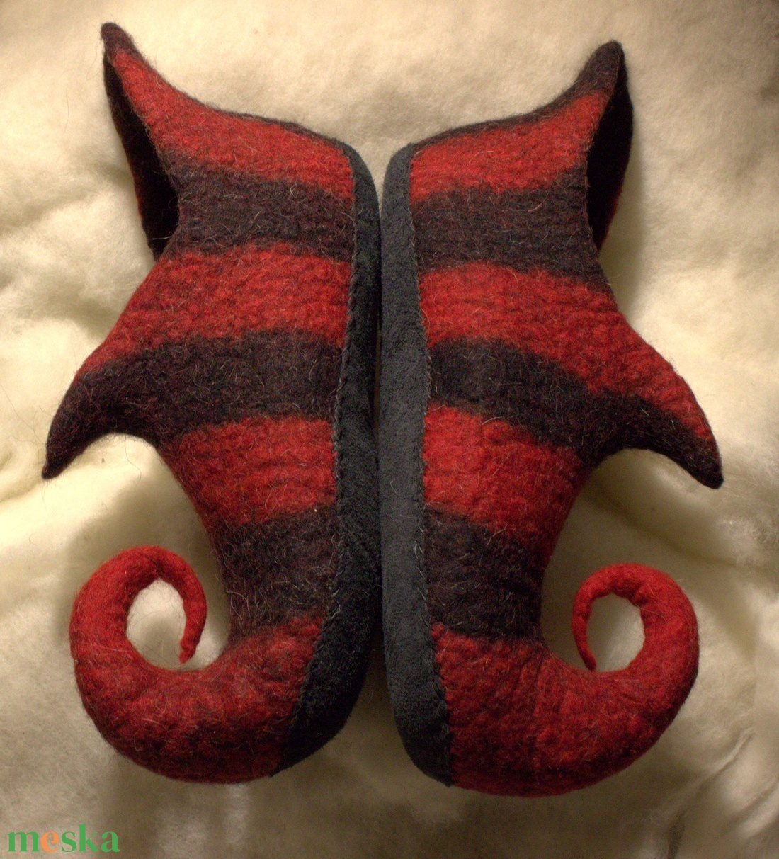 Nemezpapucs, Nemez mamusz, házicipő, mamusz 45-ös méretben - ruha & divat - cipő & papucs - mamusz & házicipő - Meska.hu