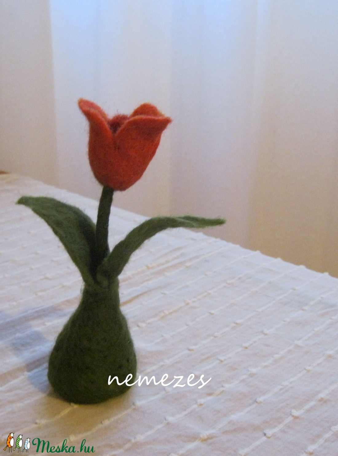 nemez tulipán -  - Meska.hu