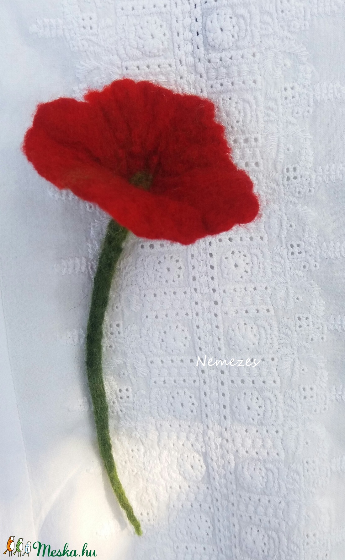 Virágot küldök neked - nemez virág -  - Meska.hu