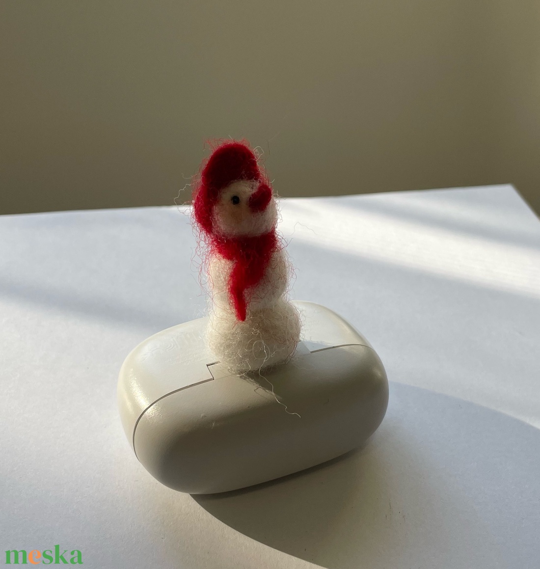 Legkisebb hóember  - otthon & életmód - dekoráció - ajtó- és ablak dekoráció - ajtódísz & kopogtató - Meska.hu