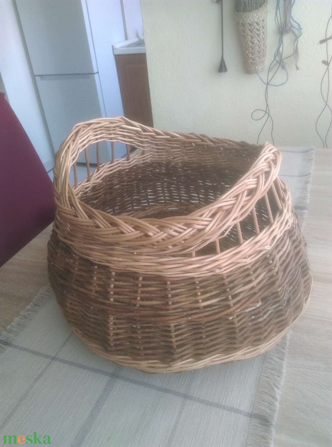 fonott kosár - otthon & életmód - tárolás & rendszerezés - tárolókosár - Meska.hu