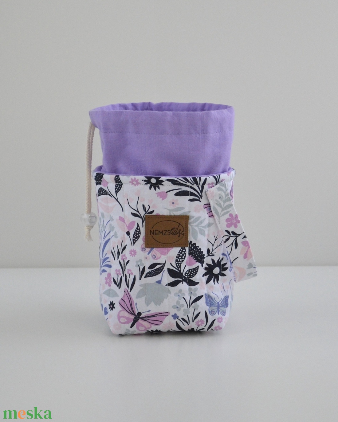 Kis méretű behúzós projekt táska kézimunkához (pillangós) - táska & tok - kézitáska & válltáska - kézitáska - Meska.hu Kis méretű behúzós projekt táska kézimunkához (pillangós) - táska & tok - kézitáska & válltáska - kézitáska - Meska.hu