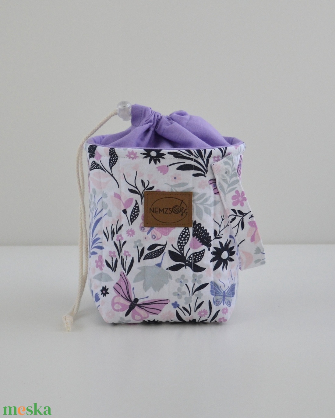 Kis méretű behúzós projekt táska kézimunkához (pillangós) - táska & tok - kézitáska & válltáska - kézitáska - Meska.hu Kis méretű behúzós projekt táska kézimunkához (pillangós) - táska & tok - kézitáska & válltáska - kézitáska - Meska.hu