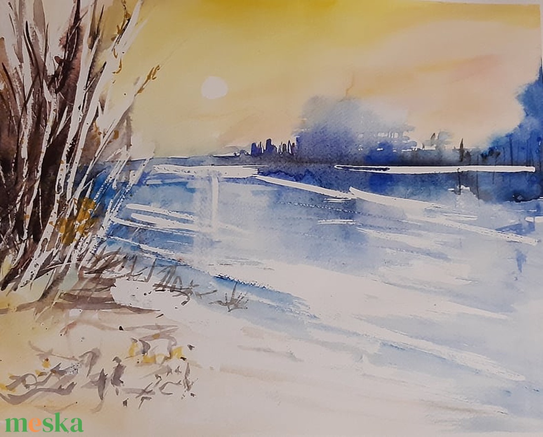 A tónál - akvarell - művészet - festmény - akvarell - Meska.hu