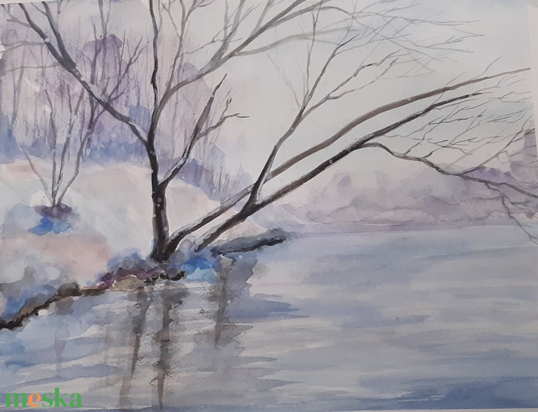 Nyugalom- akvarell festmény - művészet - festmény - akvarell - Meska.hu