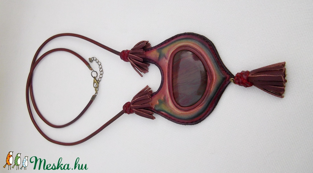 Enigma amulett bőr nyaklánc Dél- Afrikai jáspissal - - Meska.hu Enigma amulett bőr nyaklánc Dél- Afrikai jáspissal - - Meska.hu