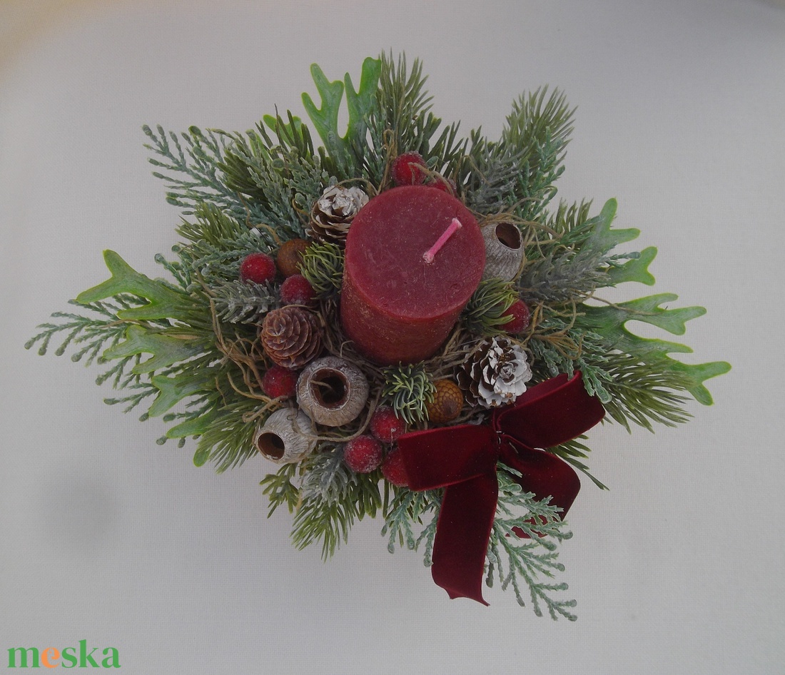 Karácsonyi asztaldísz - karácsony - adventi díszek - adventi asztaldísz - Meska.hu Karácsonyi asztaldísz - karácsony - adventi díszek - adventi asztaldísz - Meska.hu