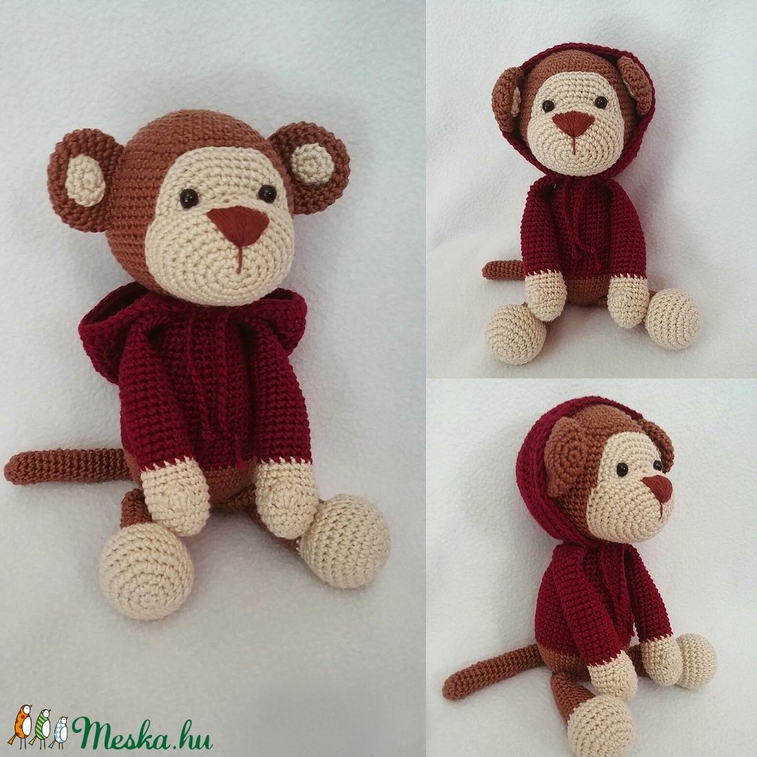Amigurumi majom -  - Meska.hu