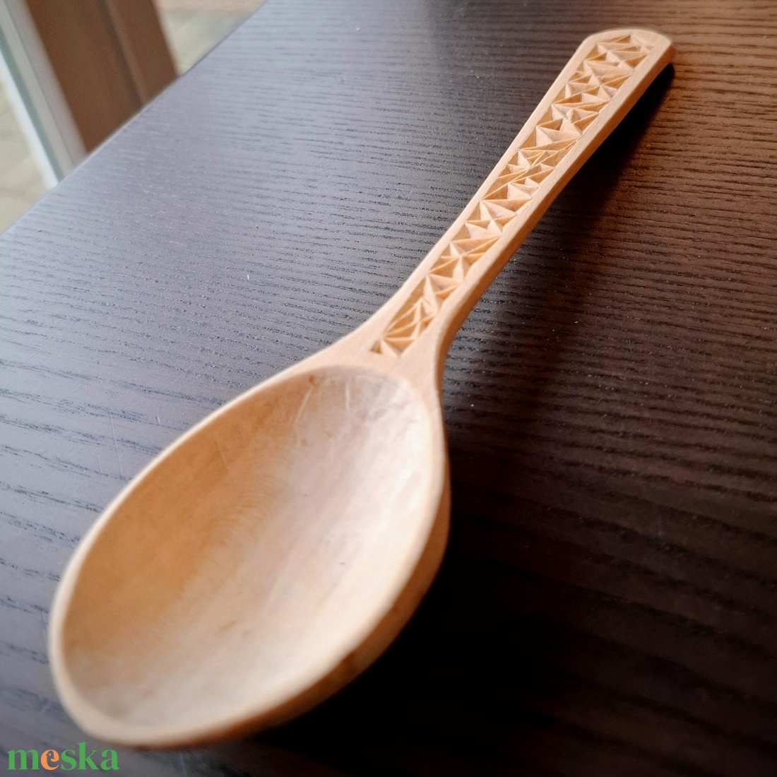 Faragott kanál - otthon & életmód - konyhafelszerelés, tálalás - tálalás - tányér & étkészlet - Meska.hu