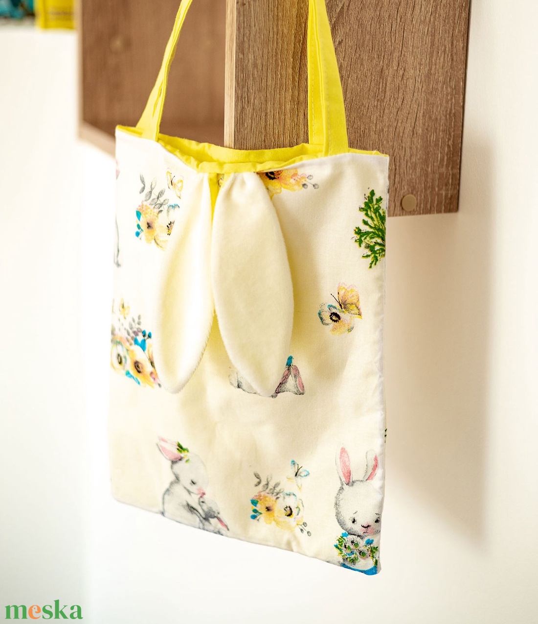 Tojásgyűjtő húsvéti táska - ünnepi díszek, dekorációk - húsvéti díszek és dekorációk - húsvéti kosár - Meska.hu