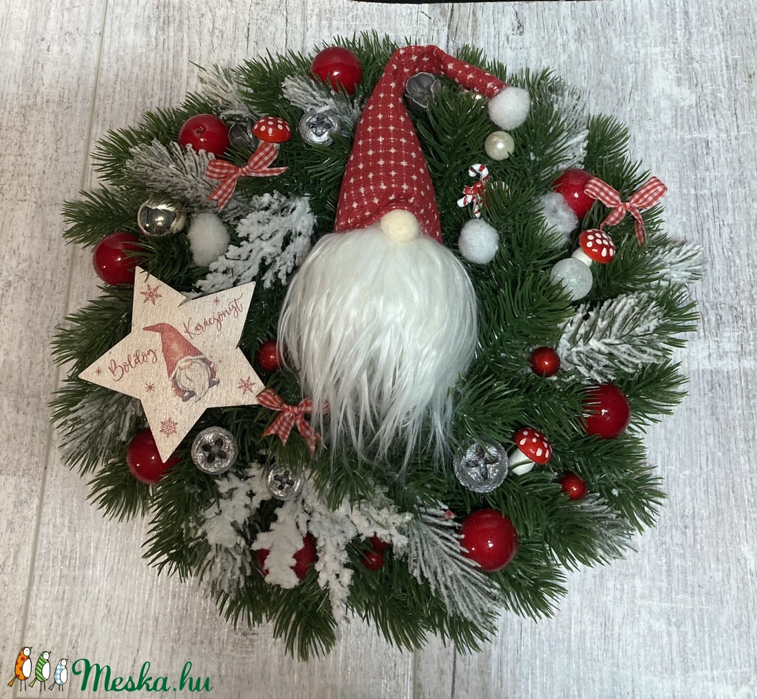 Ajtódísz világító manó 31 cm - karácsony - karácsonyi lakásdekoráció - karácsonyi ajtódíszek - Meska.hu Ajtódísz világító manó 31 cm - karácsony - karácsonyi lakásdekoráció - karácsonyi ajtódíszek - Meska.hu