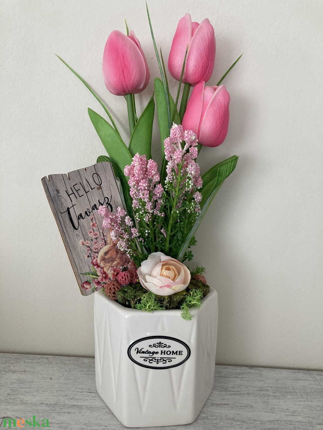 Tulipános asztaldísz kerámiakaspóban - otthon & életmód - dekoráció - ajtó- és ablak dekoráció - ajtódísz & kopogtató - Meska.hu Tulipános asztaldísz kerámiakaspóban - otthon & életmód - dekoráció - ajtó- és ablak dekoráció - ajtódísz & kopogtató - Meska.hu