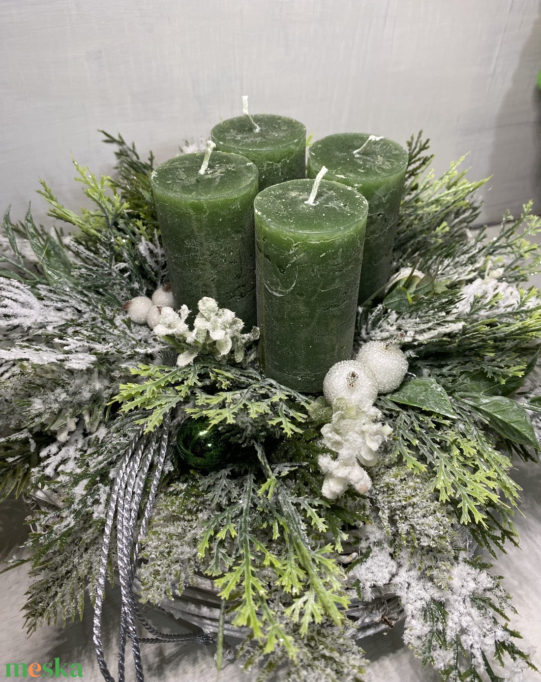 Adventi asztaldísz  - karácsony - adventi díszek - adventi asztaldísz - Meska.hu