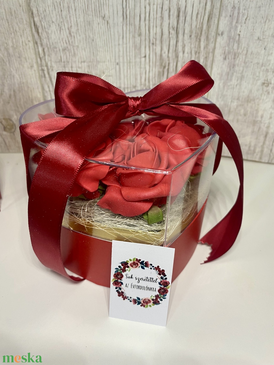 Szív alakú dekorbox  - otthon & életmód - dekoráció - asztal és polc dekoráció - asztaldísz - Meska.hu