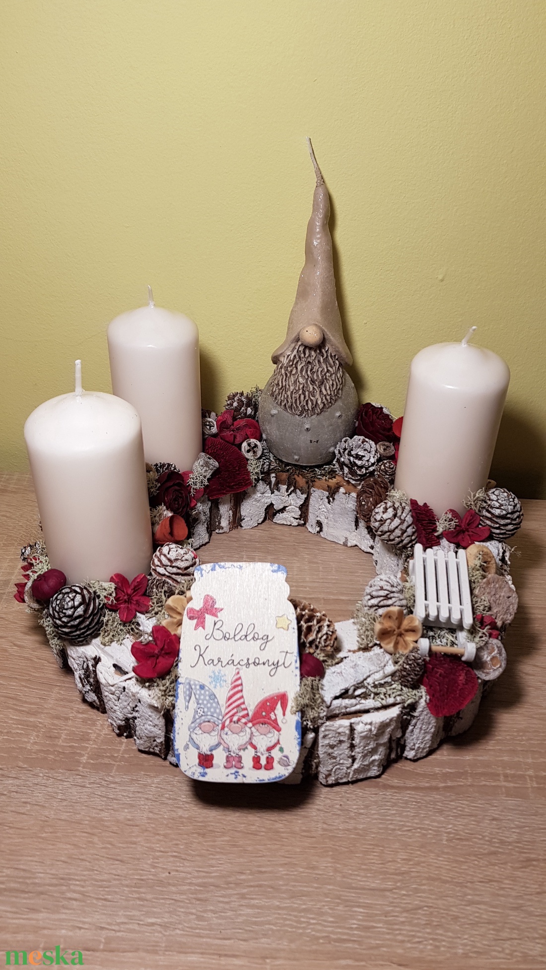 Manós adventi koszorú - karácsony - adventi díszek - adventi koszorú - Meska.hu Manós adventi koszorú - karácsony - adventi díszek - adventi koszorú - Meska.hu
