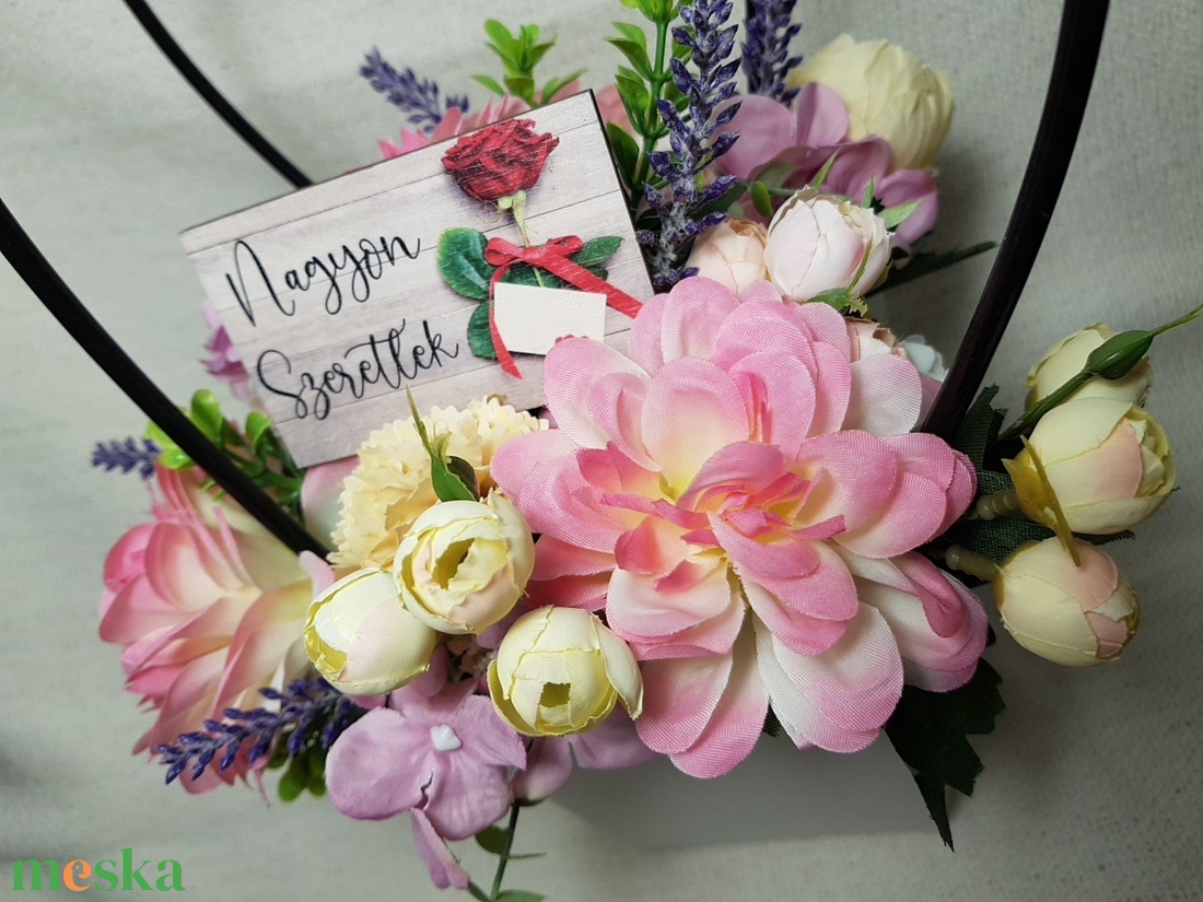 Virágdoboz - ajándék évfordulóra, születésnapra - otthon & életmód - dekoráció - virágdísz és tartó - virágbox, virágdoboz - Meska.hu