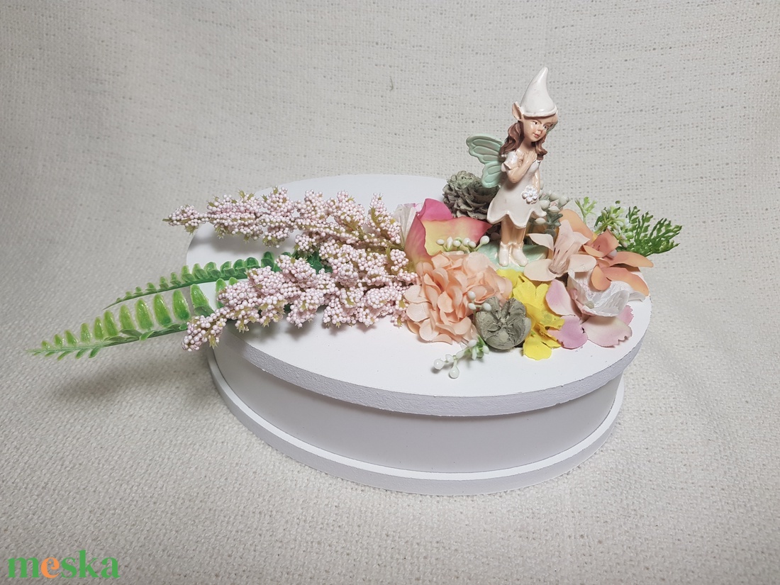 Tündéres asztaldísz - otthon & életmód - virágdekoráció - virágdíszek - asztali virágdísz - Meska.hu