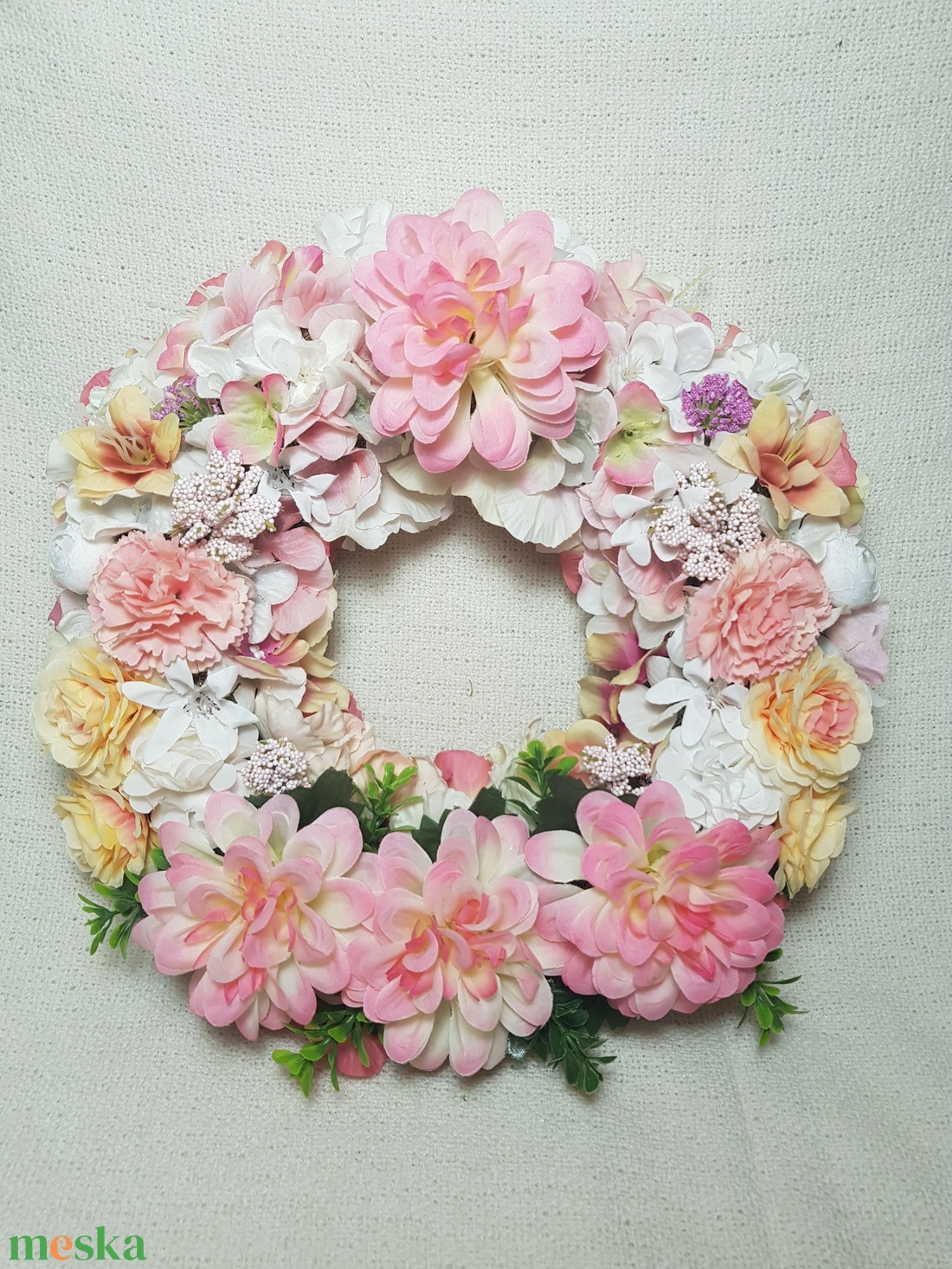 Tavaszi kopgtató - otthon & életmód - dekoráció - ajtó- és ablak dekoráció - ajtódísz & kopogtató - Meska.hu