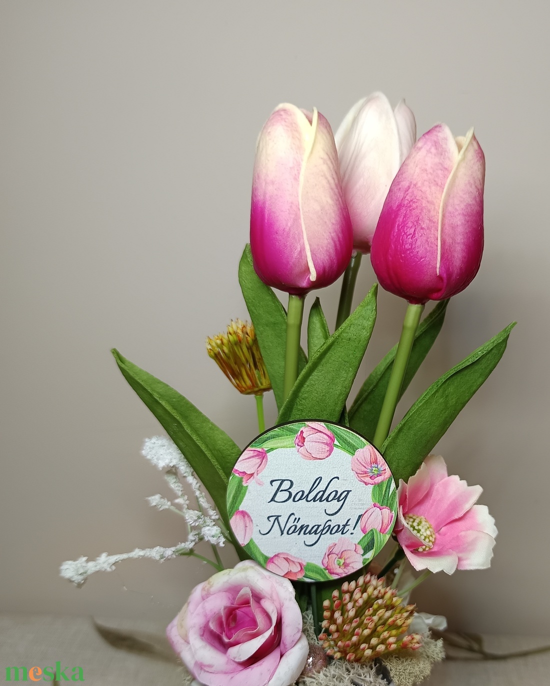 Nőnapi ajándék - otthon & életmód - dekoráció - asztal és polc dekoráció - asztaldísz - Meska.hu
