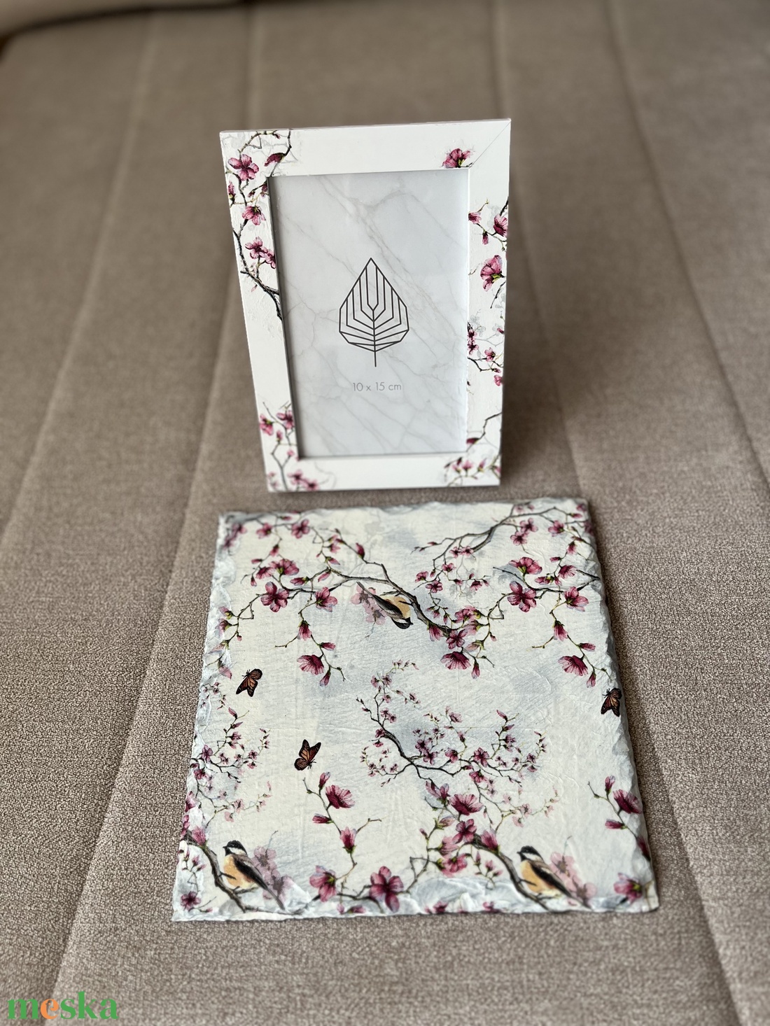 Képkeret és kínálótál - otthon & életmód - dekoráció - asztal és polc dekoráció - dekorációs tál, tartó - Meska.hu