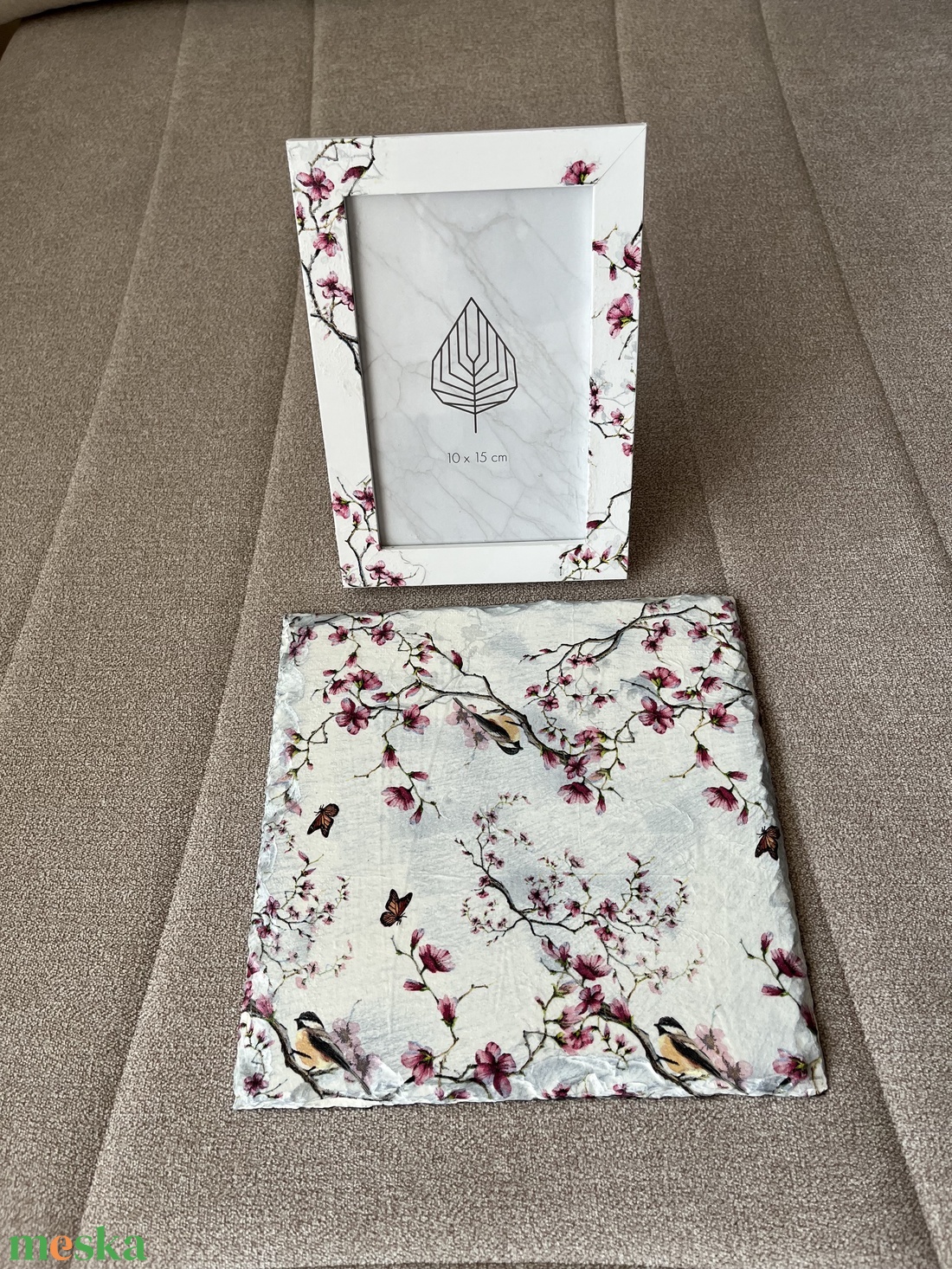 Képkeret és kínálótál - otthon & életmód - dekoráció - asztal és polc dekoráció - dekorációs tál, tartó - Meska.hu