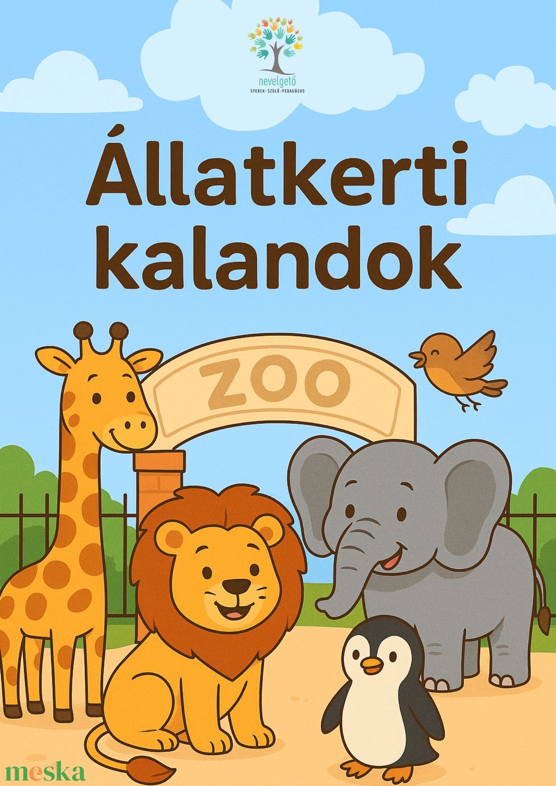Állatkerti Kalandok - játék & sport - készségfejlesztő és logikai játék - logikai játékok - Meska.hu