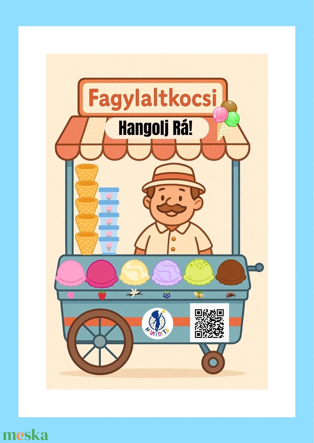 Hangolj Rá! - Fagyimester - játék & sport - készségfejlesztő és logikai játék - logikai játékok - Meska.hu Hangolj Rá! - Fagyimester - játék & sport - készségfejlesztő és logikai játék - logikai játékok - Meska.hu
