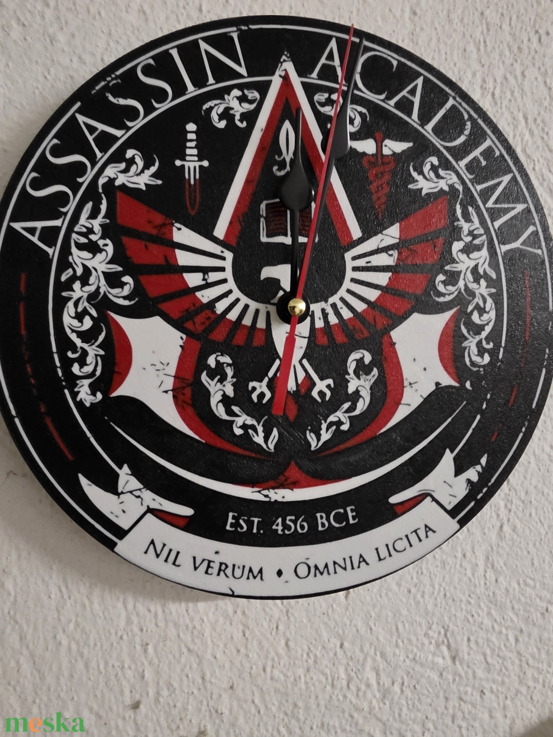 Assassin óra - otthon & életmód - dekoráció - fali és függő dekoráció - falióra & óra - Meska.hu