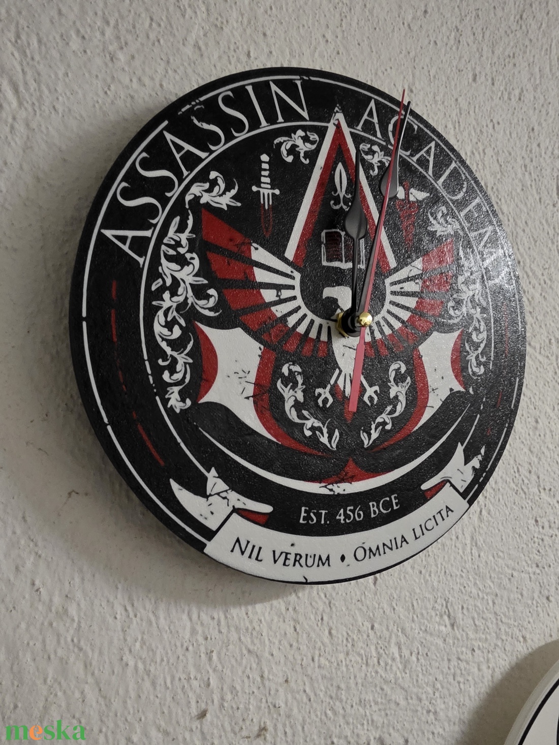 Assassin óra - otthon & életmód - dekoráció - fali és függő dekoráció - falióra & óra - Meska.hu