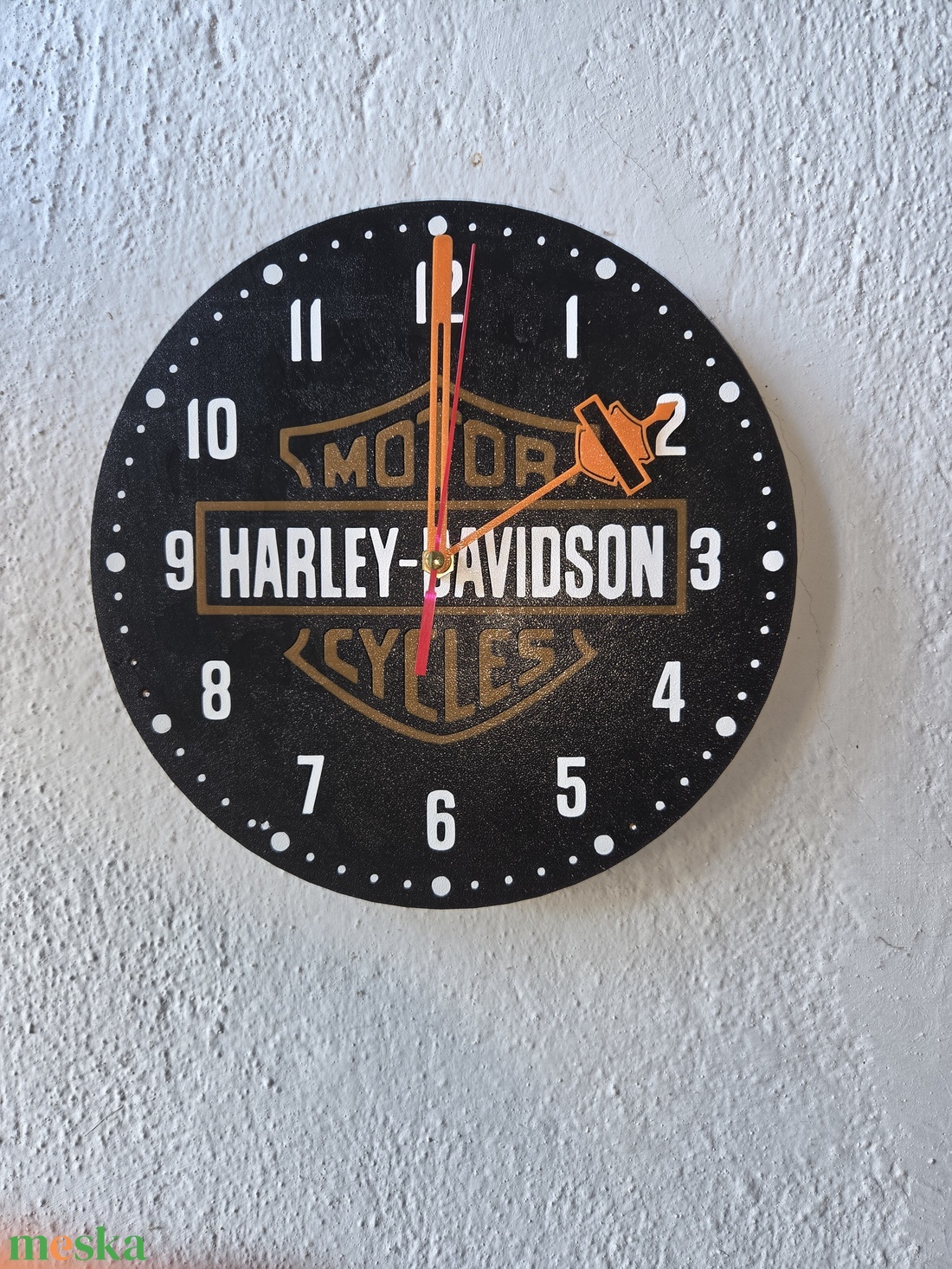 Harley Davidson falióra - otthon & életmód - dekoráció - fali és függő dekoráció - falióra & óra - Meska.hu