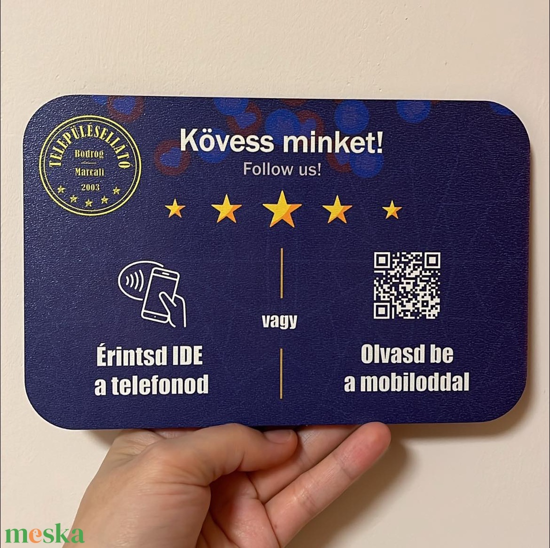 Okos tábla QR-kód és NFC eléréssel (google, facebook, instagram, tik-tok) - otthon & életmód - dekoráció - kép & falikép - táblakép - Meska.hu Okos tábla QR-kód és NFC eléréssel (google, facebook, instagram, tik-tok) - otthon & életmód - dekoráció - kép & falikép - táblakép - Meska.hu